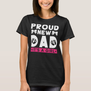 Camiseta Padre Gênero Revela Anúncio Orgulhoso Novo papai