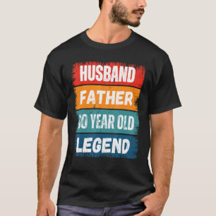 Camiseta Padre Husband, 80 ANOS, lenda Lenda Orgulhosa Retr