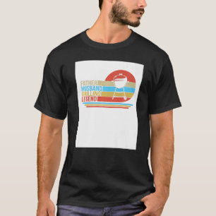 Camiseta Padre Husband Griling Legend Steak Grill Party G