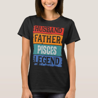 Camiseta Padre Husband PEIXES Legenda Orgulho Pai Retro Pap