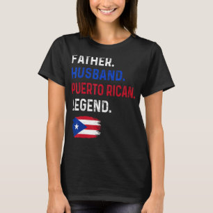 Camiseta Padre Husband Porto Rico Legenda Orgânica Pai Rico