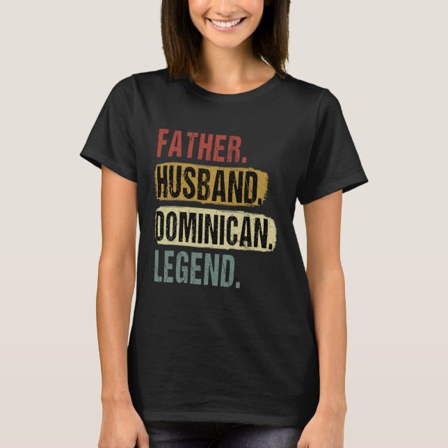 Camiseta Padre Hussein Legenda Dominicana Dominica Pai Padr (Frente)