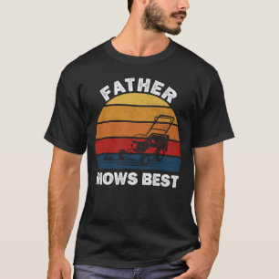 Camiseta Padre Mows Melhor Dia de os pais Engraçado Pai Lae