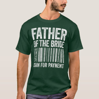Camiseta Padre Ofhe Bride Digitaliza Para Retrô De Casament