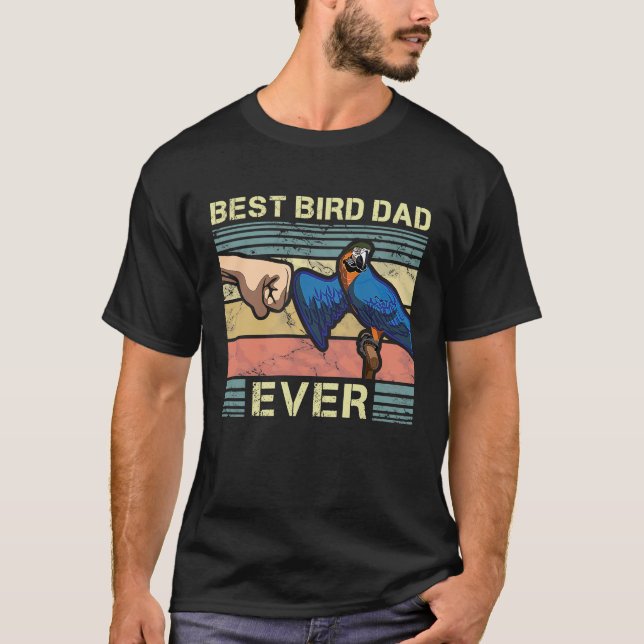Camiseta Padre Pai de Pássaros Pai (Frente)