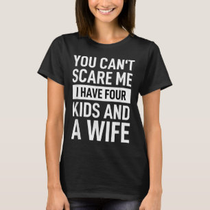 Camiseta Padre Pai Divertido Que Não Me Pode Ter Quatro Cri