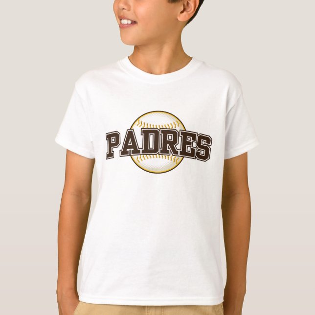 Camiseta Padre San Diego da Equipe de Baseball (Frente)