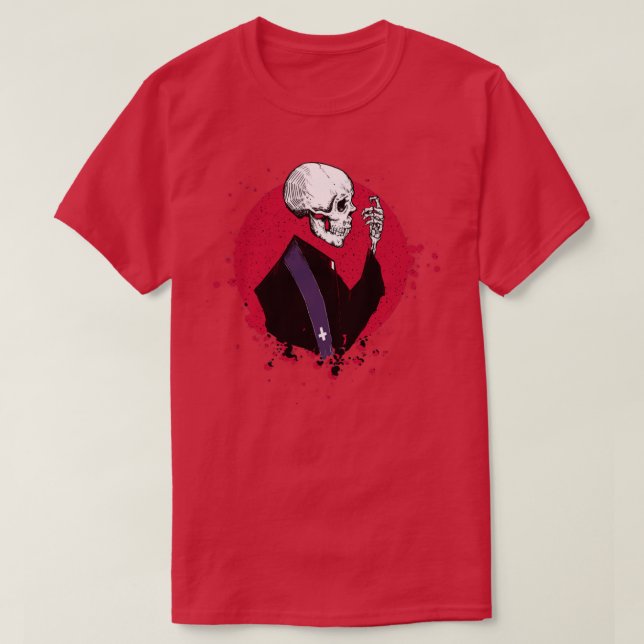 Camiseta Padre Satânico (Frente do Design)