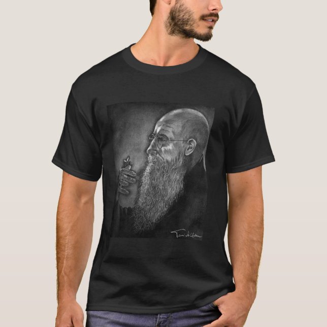 Camiseta Padre Solanus Com Um Abelhão (Frente)