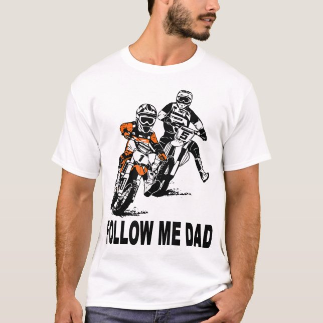 Camiseta Padre & Son Motocross Dirt Bike Kids MX (Frente)
