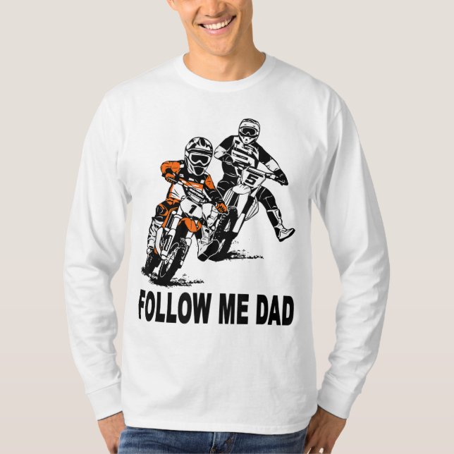 Camiseta Padre & Son Motocross Dirt Bike Kids MX (Frente)