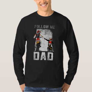 Camiseta Padre & Son Motocross Dirt Bike Kids Mx Distresse