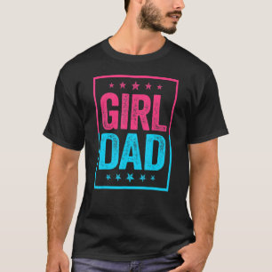 Camiseta Padre Vintage, Pai Orgulhoso De Pai De Rapariga De