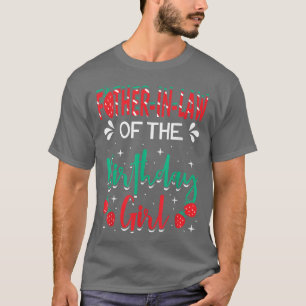 Camiseta PadreInLaw Da Garota De Aniversário, Morango