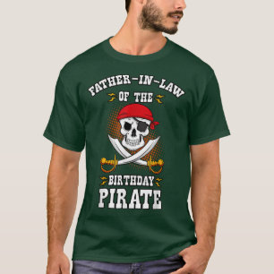 Camiseta PadreInLaw do Pirata de Aniversário que Parecia Co