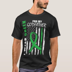 Camiseta Padrinho da Fita Verde Conscientização sobre Doenç