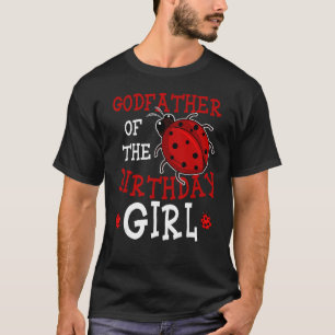 Camiseta Padrinho Da Garota De Aniversário, Damybug Celebr