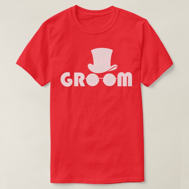Camiseta Padrinho de casamento de Equipe 1053 (Frente do Design)