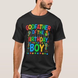 Camiseta Padrinho Do Menino De Aniversário Conscientização