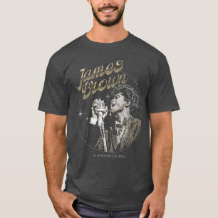 Camiseta Padrinho do Soul James Brown Foto Antiga vintage