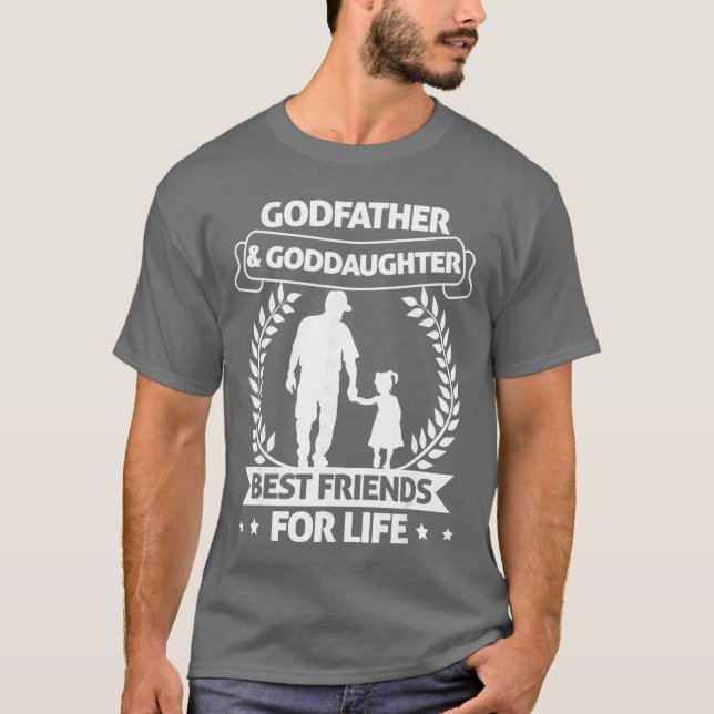 Camiseta Padrinho e Enteada Melhores Amigos Combinando bo (Frente)