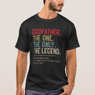 Camiseta Padrinho O Único A Lenda Ele Conhece Eva