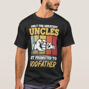 Camiseta Padrinho os únicos melhores tios são promovidos a