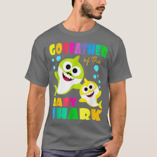 Camiseta Padrinho Tubarão Aniversário Padrinho Família Tuba