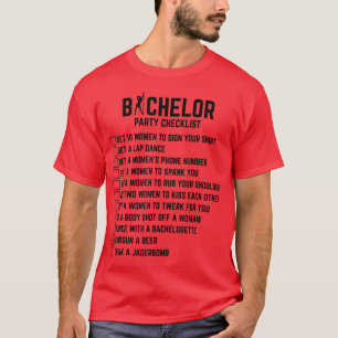 Camiseta Padrinhos de casamento de Mens - Solteiro de Homen