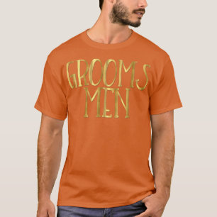 Camiseta Padrinhos de casamento Festa de casamento Noivo