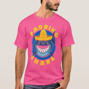Camiseta Padrino Shark Espanhol Padrino Godparent Baptism C