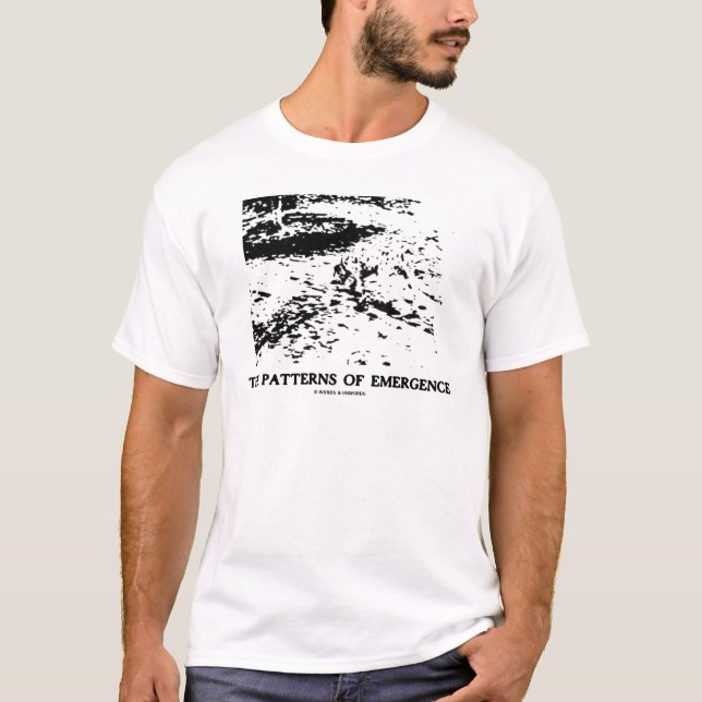 Camiseta Padrões da emergência (ilusão óptica Dalmatian) (Frente)