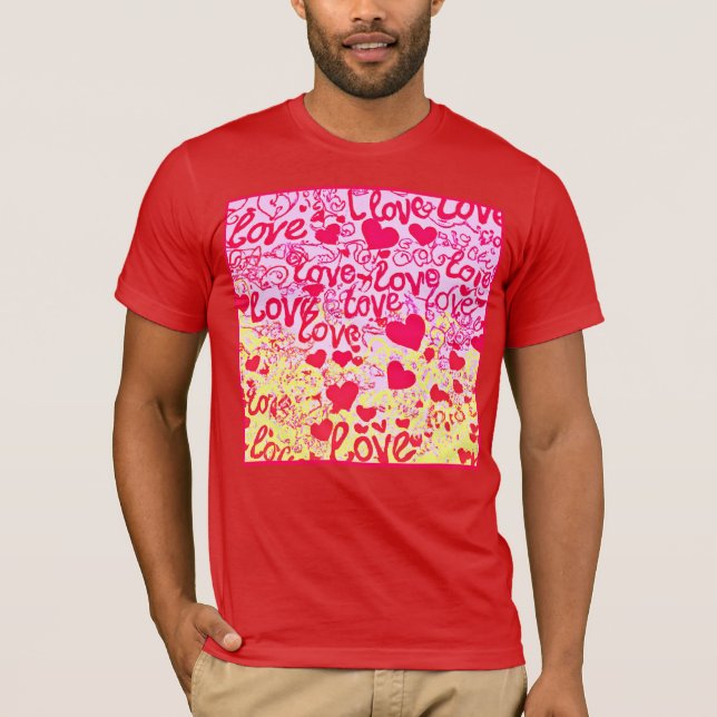Camiseta Padrões de Cores Vibrantes (Frente)