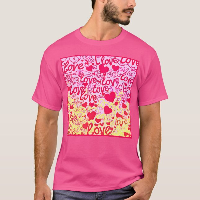 Camiseta Padrões de Cores Vibrantes (Frente)