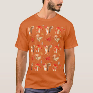 Camiseta Padrões De Mushroom Mícologia Estética Cuta Fungi