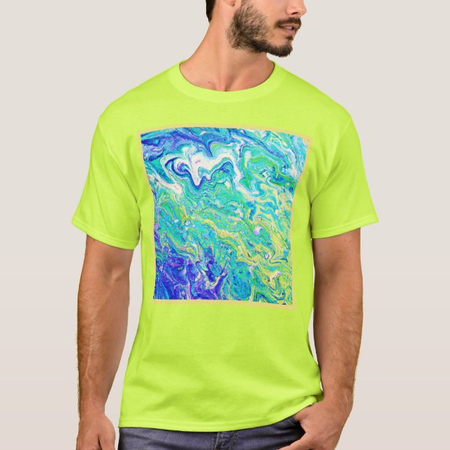 Camiseta Padrões de Ondas Cegas (Frente)