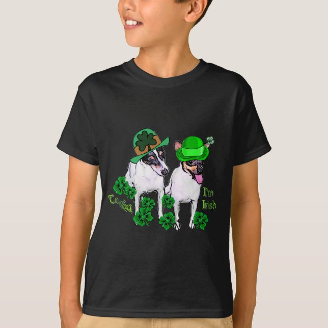 Camiseta Padrões de Rua de Toy Fox Terrier (Frente)