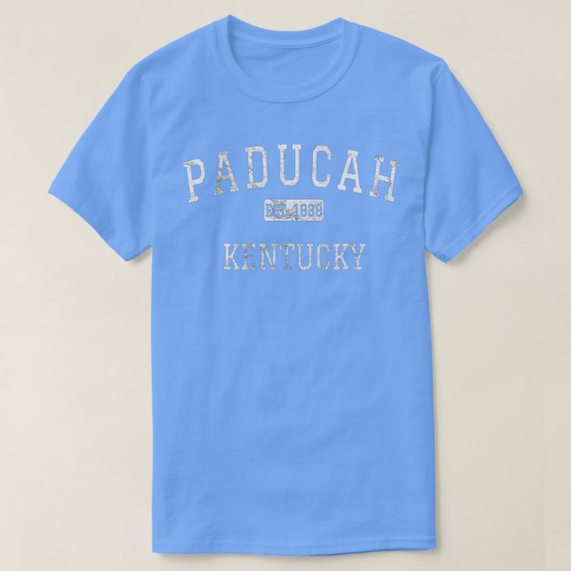 Camiseta Paducah Kentucky KY Vintage (Frente do Design)