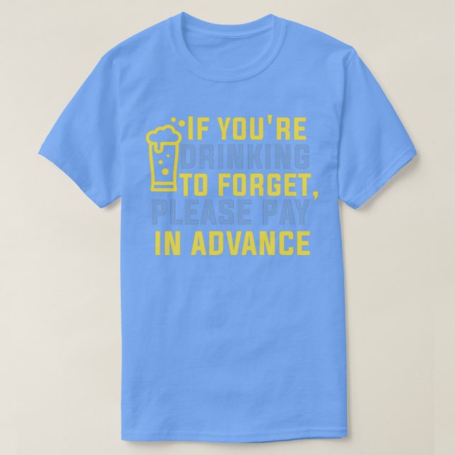 Camiseta pagamento de barman (Frente do Design)