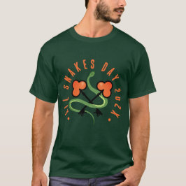 Camiseta Pagan Serpent & Clover Green no Dia de Todos os Co