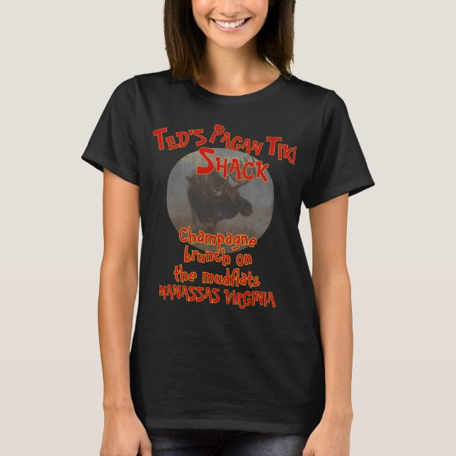 CAMISETA PAGAN TIKI SHACK MANASSAS VIRGINIA DO TED (Frente)