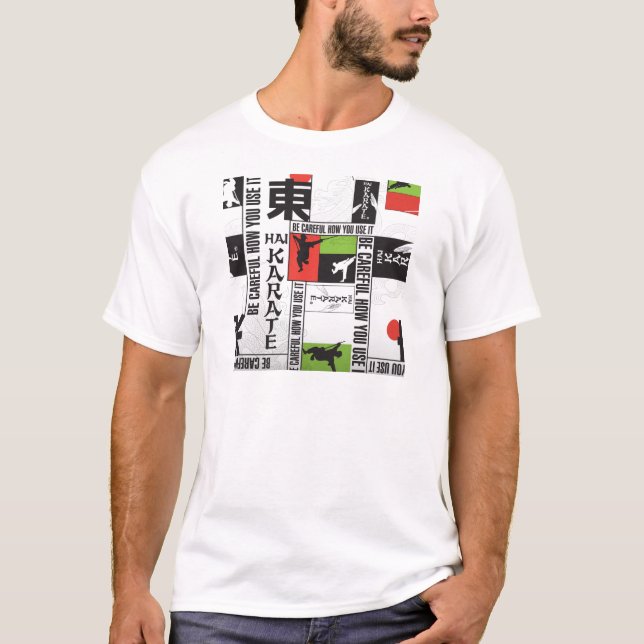 Camiseta Página da marca do karaté de Hai (Frente)