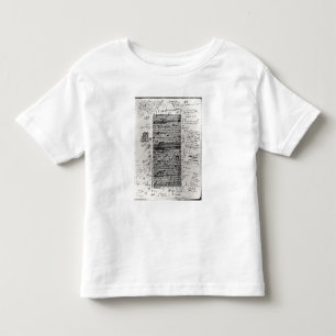 Camiseta Página de um dos trabalhos do Balzac