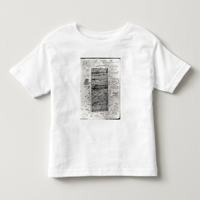Camiseta Página de um dos trabalhos do Balzac (Frente)