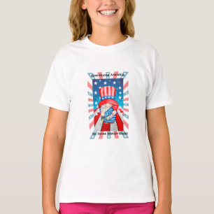 Camiseta Página inicial do Deus abençoe America Sweet