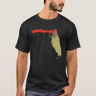 Camiseta Página inicial do Orgulho Negro da Flórida Pan Afr