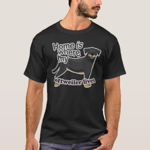 Camiseta Página inicial do Rottweiler