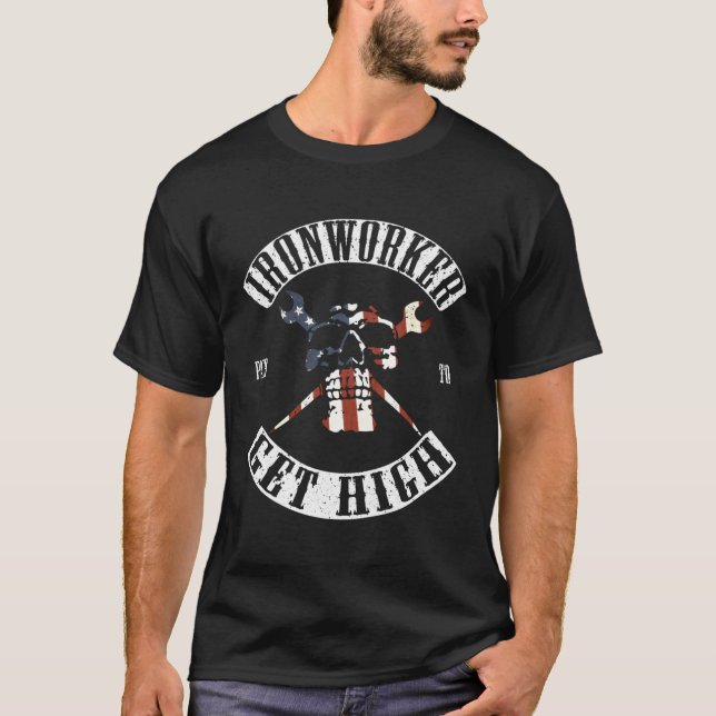Camiseta Pagos Para Obter Alto Ironário (Frente)