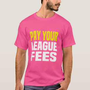 Camiseta Pague a sua Liga Comida Fantasia Futebol Men Fu