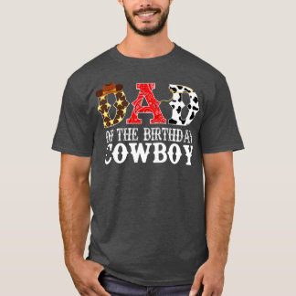 Camiseta Pai 1rua, Primeiro Aniversário, Cowboy Ocidental R